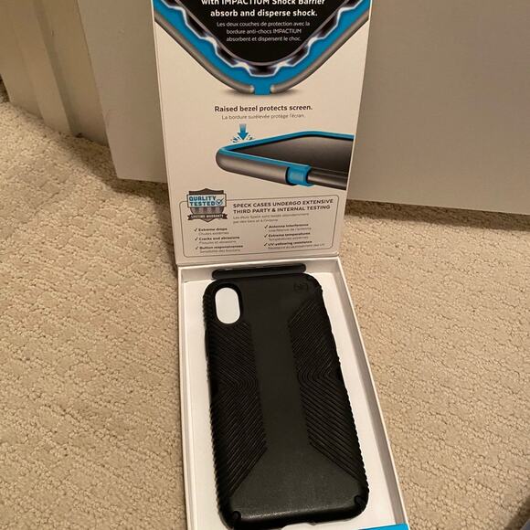 New iPhone X 8 SPECK Presidio grip Phone Case - Picture 3 of 4